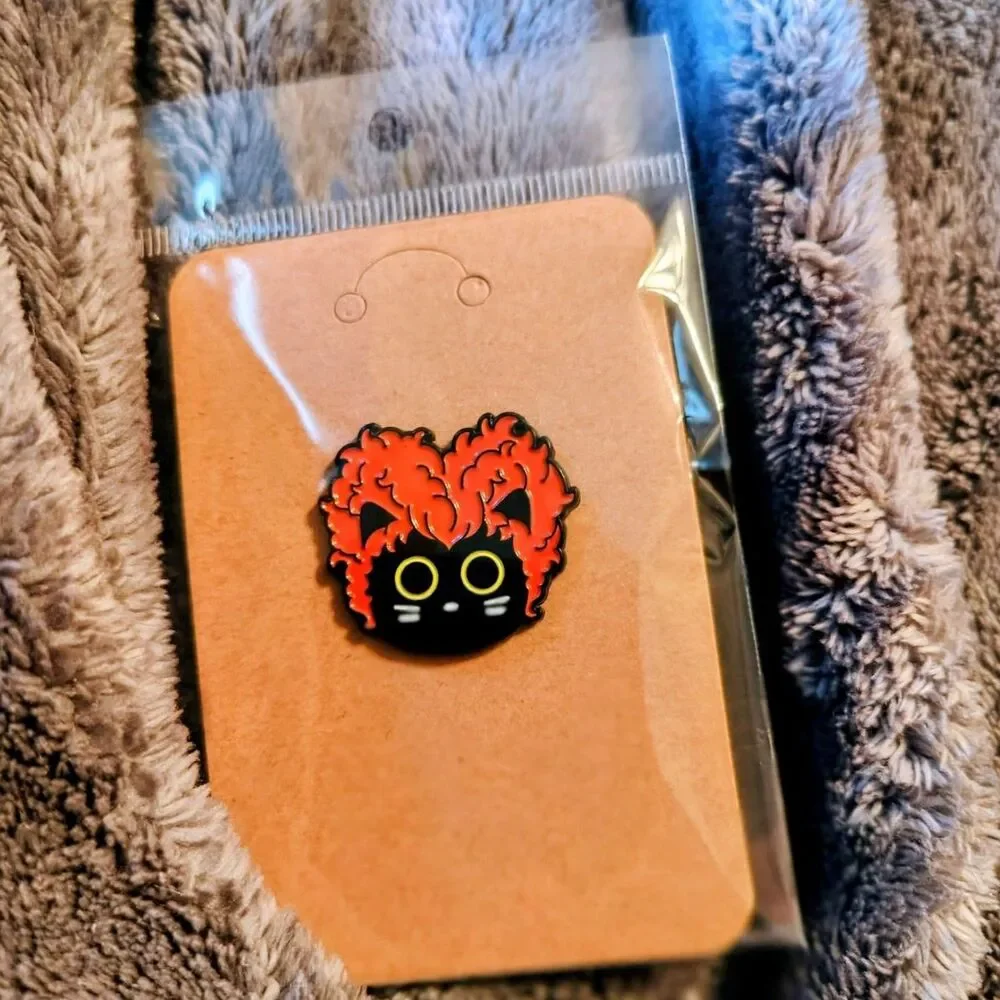 Halloween Sanderson Sisters Cat Enamel Pin Set - Hocus Pocus Inspired Collection